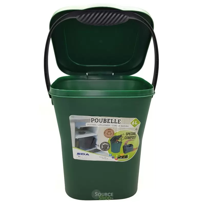 Composteur de cuisine - Seau à compost - 6L