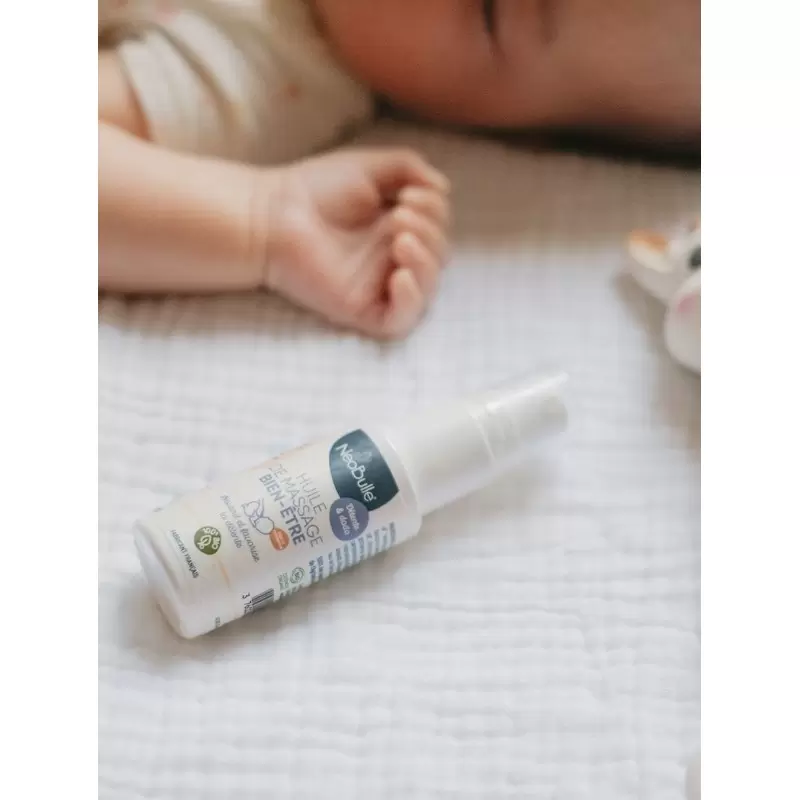 Huile de massage BIO hydratante - Bien-être - Néobulle