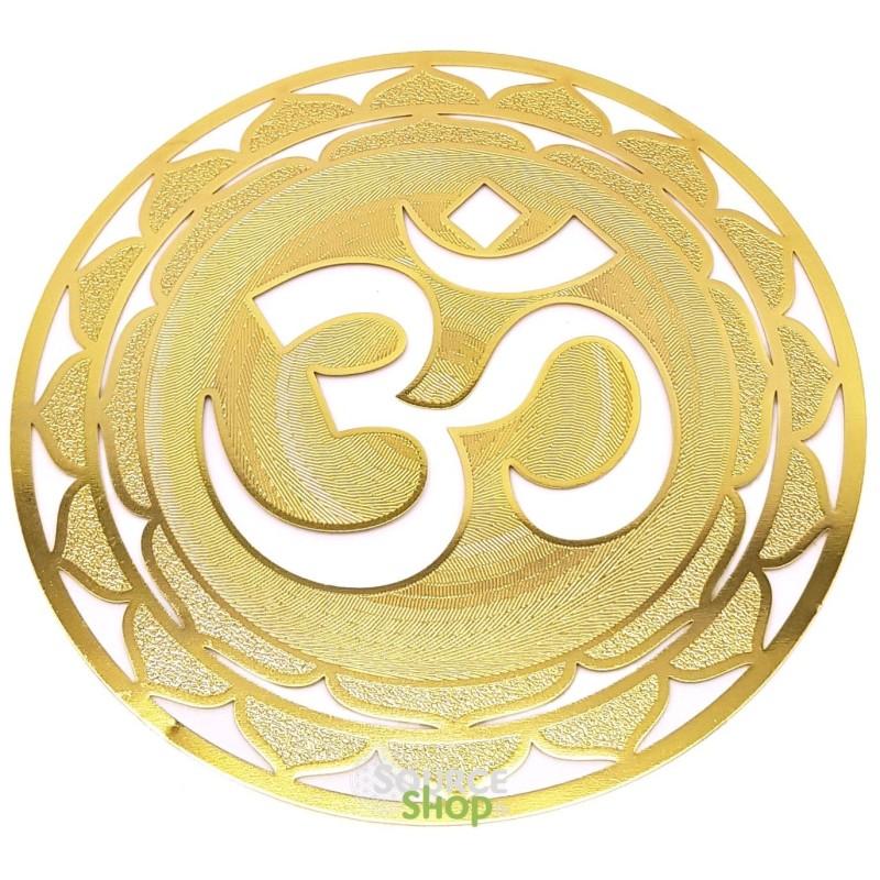 Symbole Om en plaqué or 18K