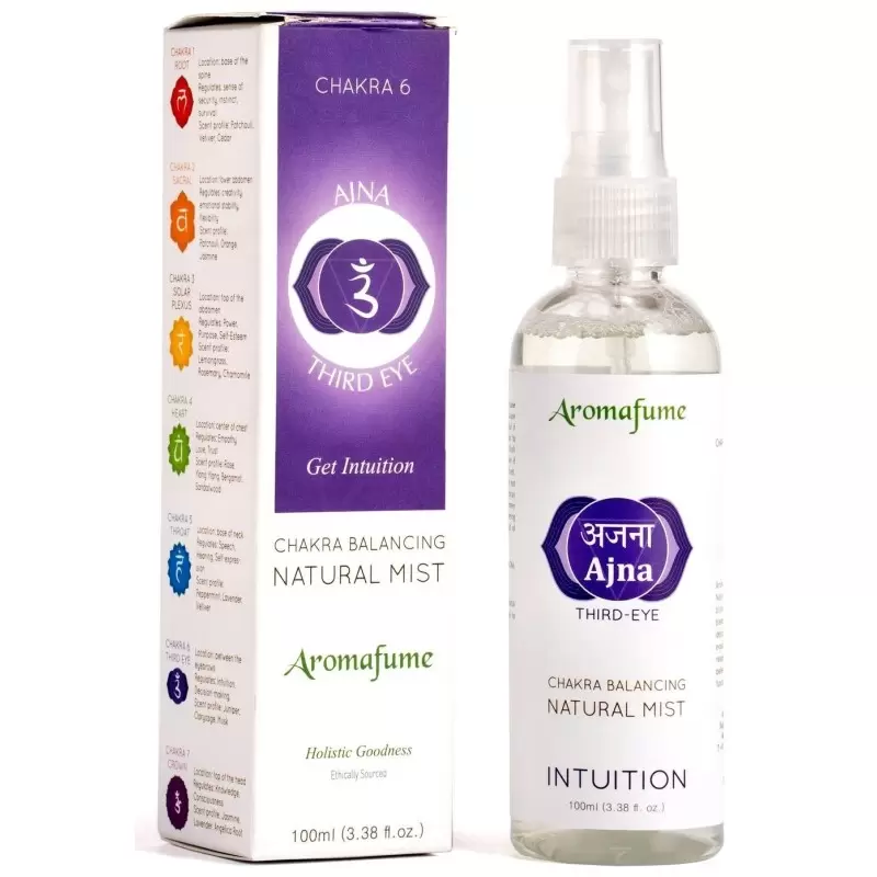 Spray d'ambiance Intuition - Chakra du 3ème Oeil - Ajna - Aromafume