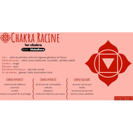 Briques d'encens Enracinement - Chakra Racine - Muladhara - Aromafume