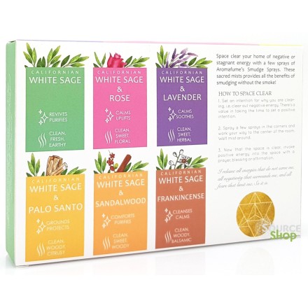Coffret 6 Sprays d'ambiance Sauge Blanche - Aromafume