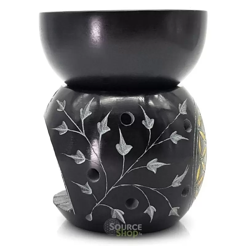 Brûleur d'huiles essentielles & aromatiques - Fleur de Vie