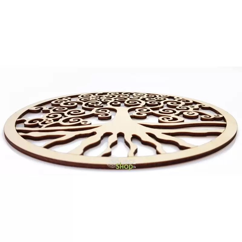 Arbre de vie en bois - Plaque de rechargement
