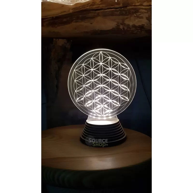 Lampe d'ambiance Fleur de vie