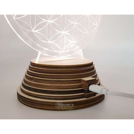 Lampe d'ambiance Fleur de vie
