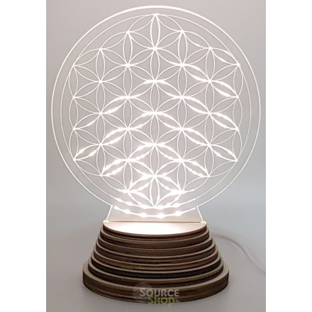 Lampe d'ambiance Fleur de vie