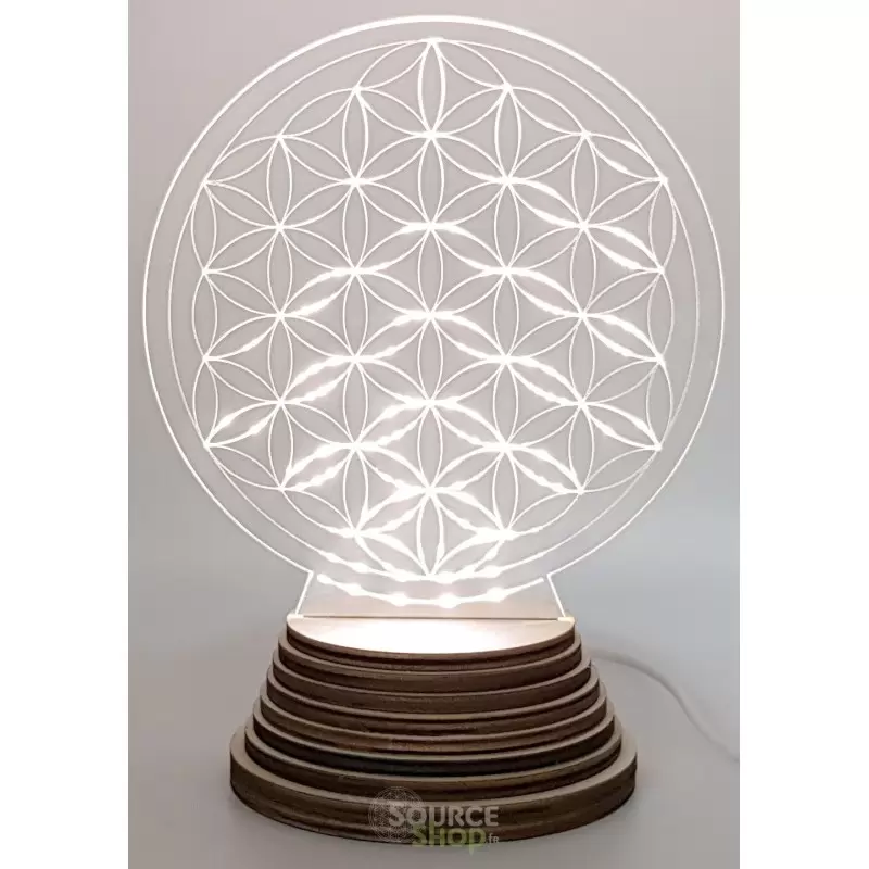 Lampe d'ambiance Fleur de vie