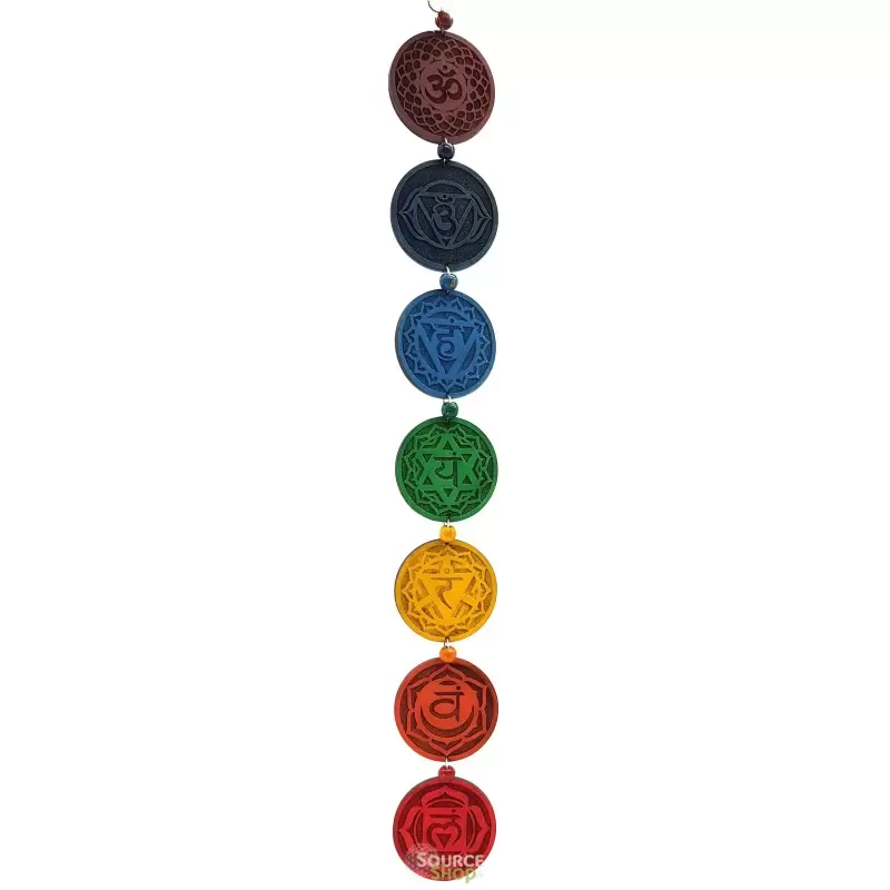 Mobile 7 chakras couleur
