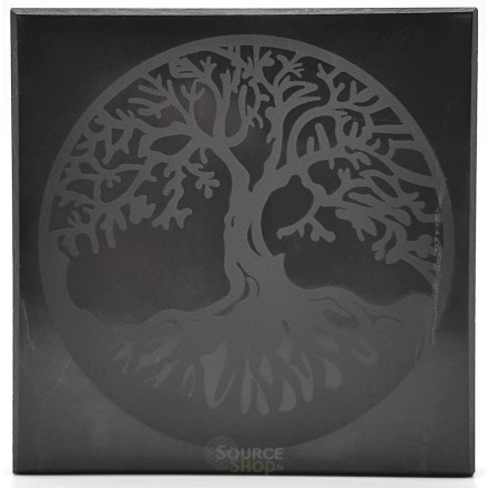 Plaque énergisante en shungite Arbre de Vie
