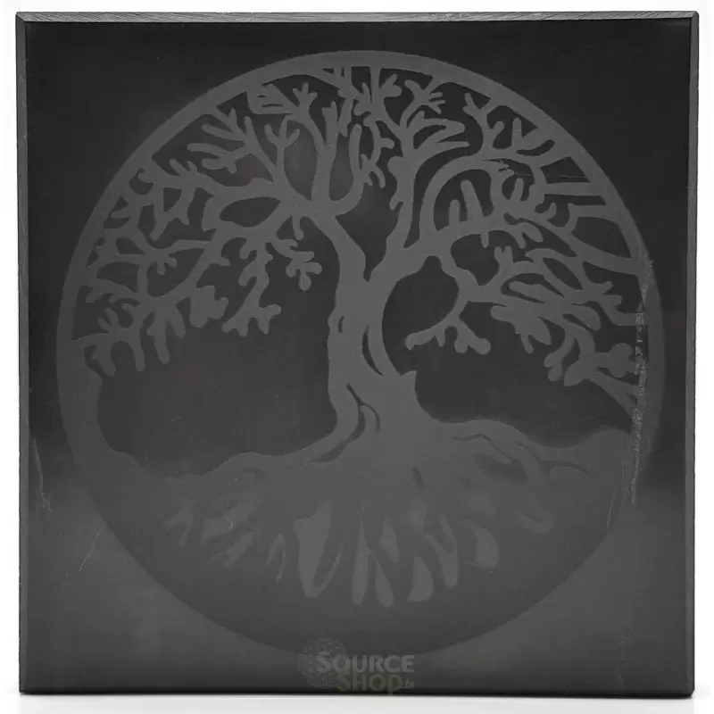 Plaque énergisante en shungite Arbre de Vie