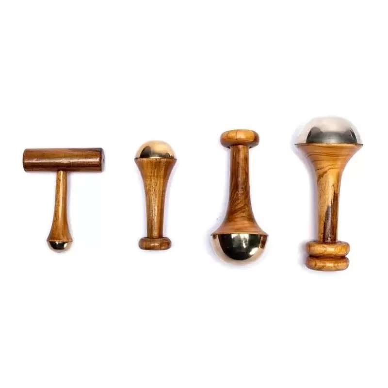 Coffret massage ayurvédique - Kansa Wand