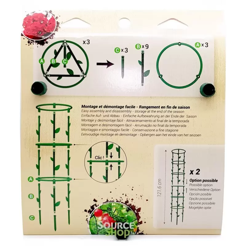 Tuteur 2 en 1 - Veg&Table