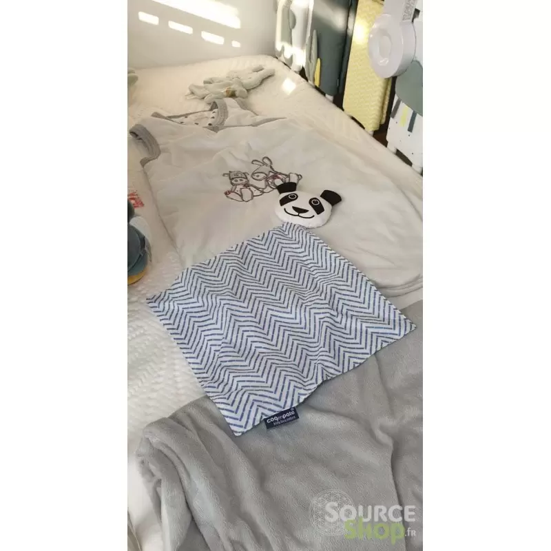 Doudou Panda en coton BIO - Coq en Pâte