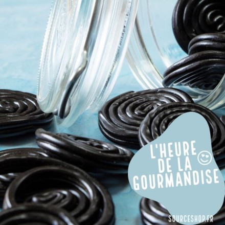 Bonbons Réglisse rouleau BIO & végans en vrac
