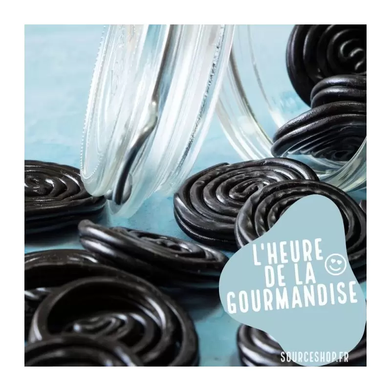 Bonbons Réglisse rouleau BIO & végans en vrac