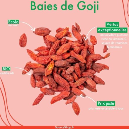 Baies de Goji BIO en vrac