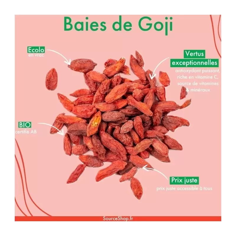 Baies de Goji BIO en vrac