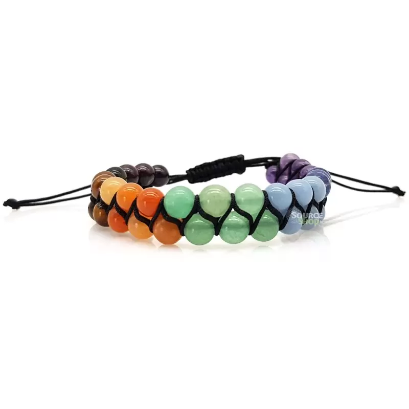 Bracelet double 7 Chakra