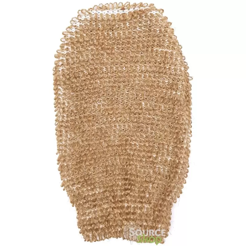 Gant exfoliant de jute & coton - Les Petites Confections