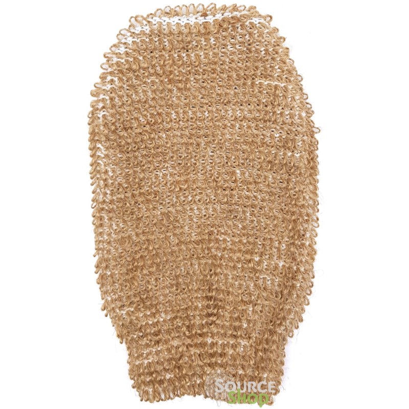 Gant exfoliant de jute & coton - Les Petites Confections