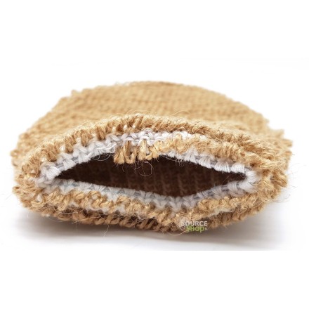 Gant exfoliant de jute & coton - Les Petites Confections
