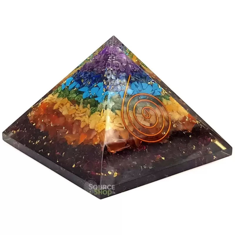 Pyramide orgonite Chakras