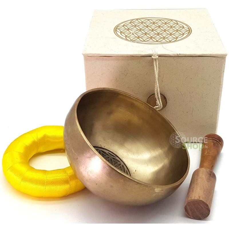 Coffret bol chantant Fleur de Vie