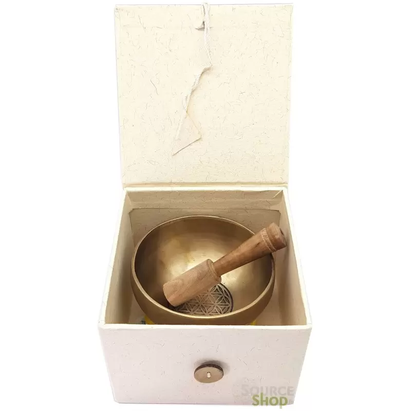 Coffret bol chantant Fleur de Vie
