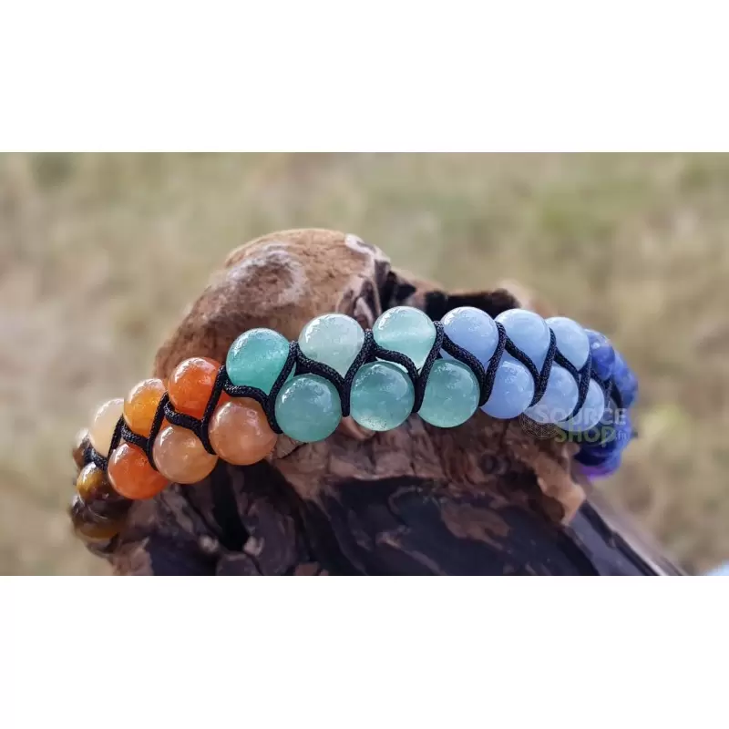 Bracelet double 7 Chakra
