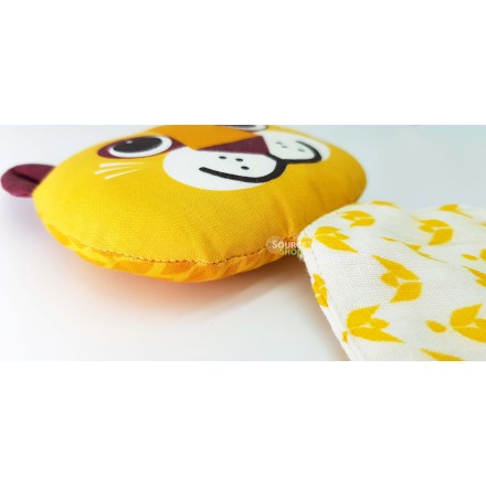 Doudou Lion en coton BIO - Coq en Pâte