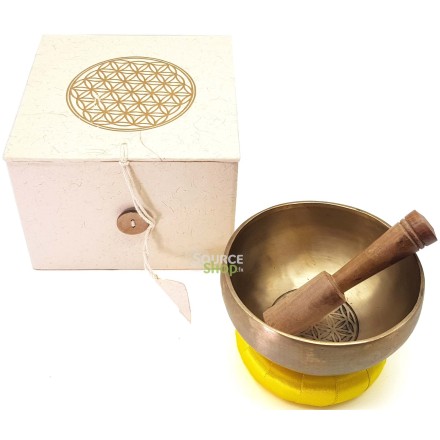 Coffret bol chantant Fleur de Vie