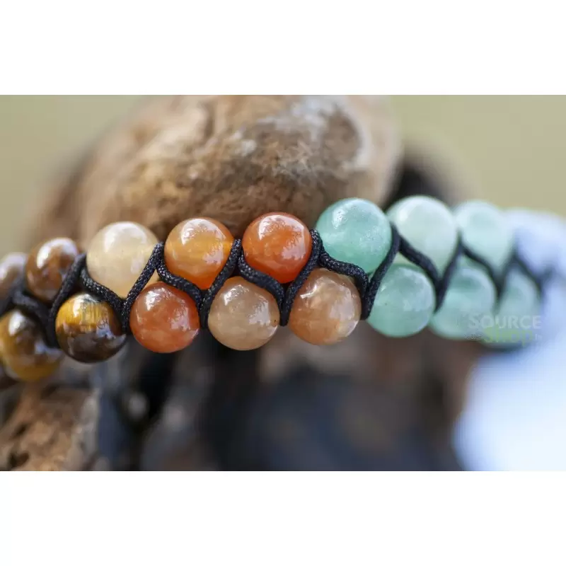 Bracelet double 7 Chakra
