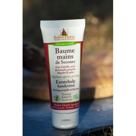 Baume mains BIO au miel & propolis - 75ml - Ballot Flurin