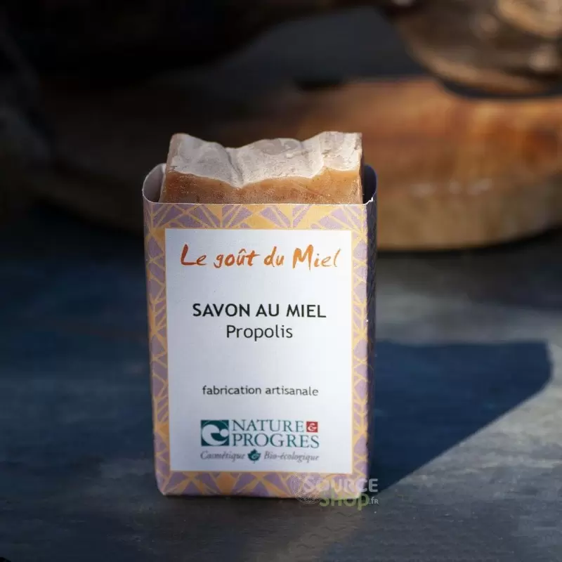 Savon BIO au miel & propolis - 100g - Le Goût du Miel