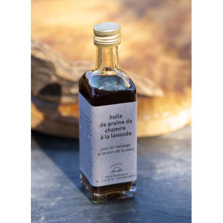 Huile de Chanvre BIO à la lavande artisanale - 60ml - Canna d'Oc