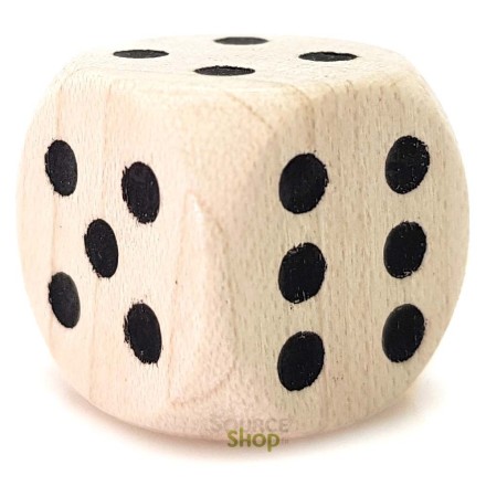 Dé à jouer en bois d'érable - 1.8cm - Made in Jura