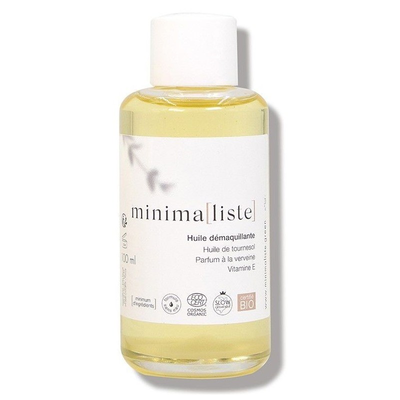 Huile démaquillante bio - 100ml - Minima[liste]