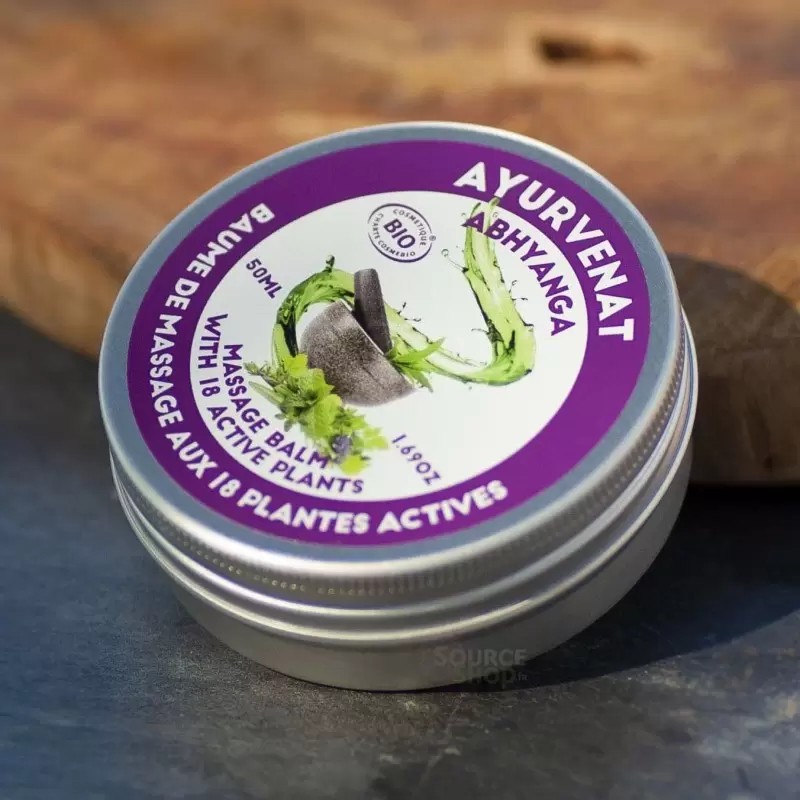 Baume de massage ayurvédique BIO énergisant & équilibrant - Abhyanga