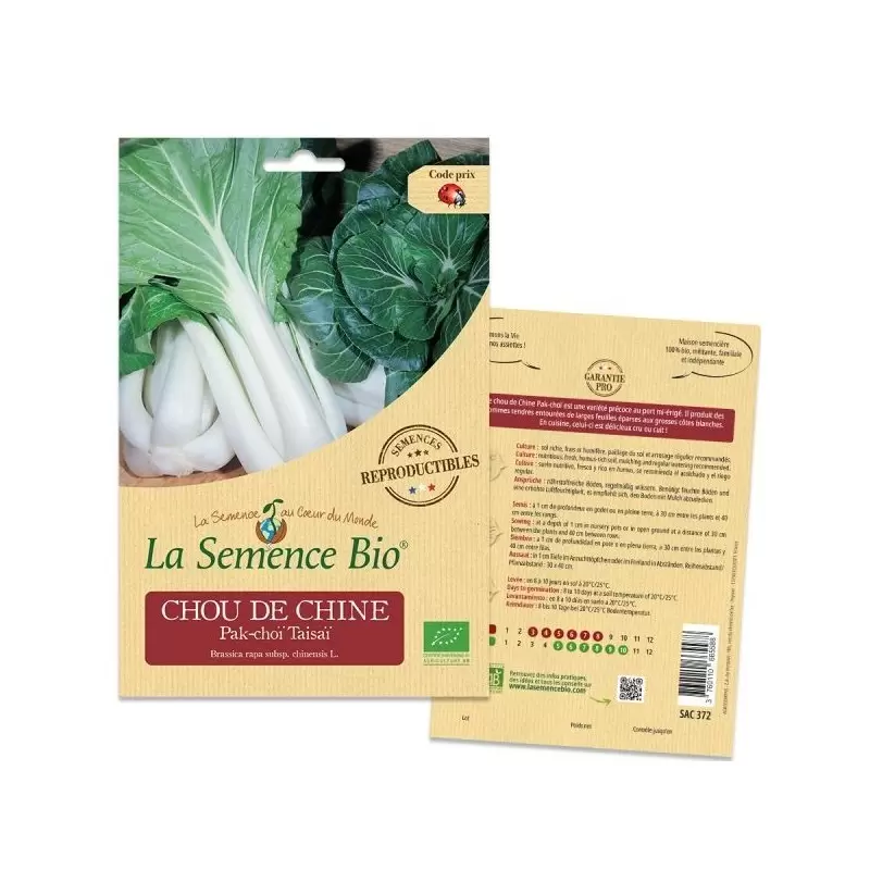 Graines Chou de Chine Pak-choï BIO - La Semence Bio
