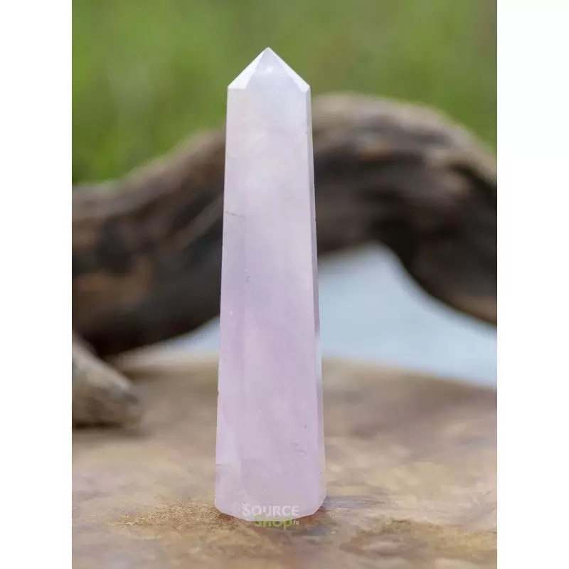 Obélisque Quartz Rose - 10cm