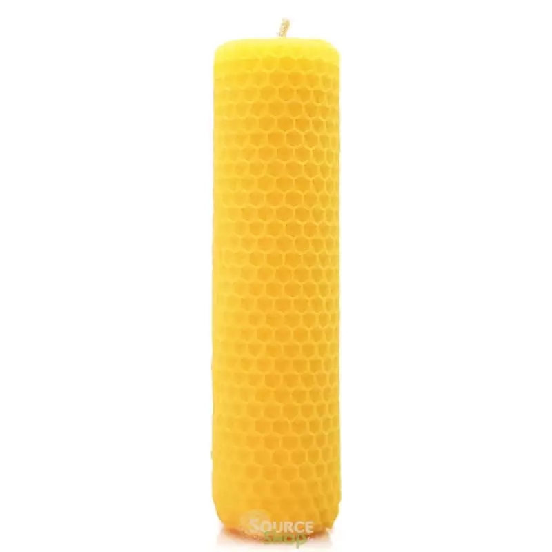 Bougie en cire d'abeille - sans huile essentielle - Made in France