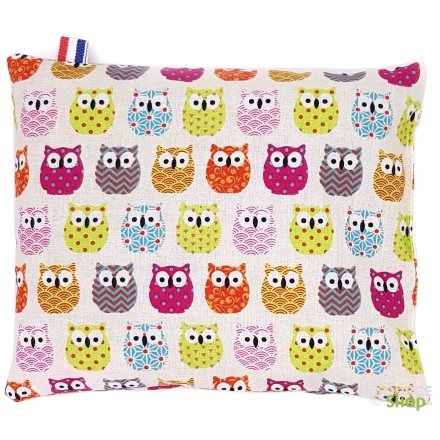 Coussin bouillotte sèche de noyaux de cerises - Artisanal & Français - BIO