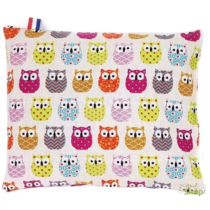 Coussin bouillotte sèche de noyaux de cerises - Artisanal & Français - BIO