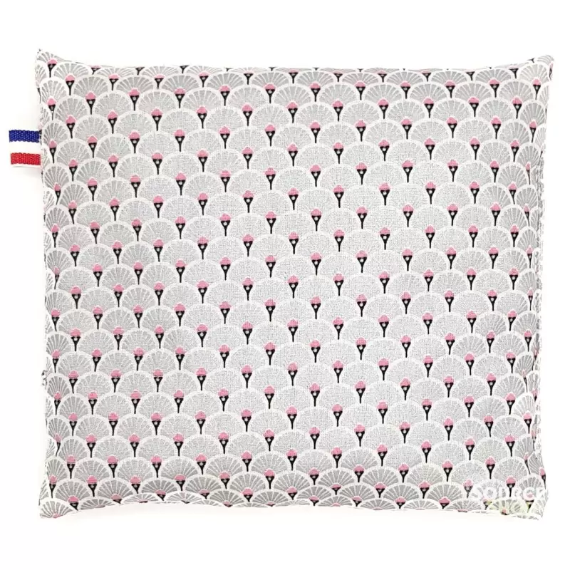 Coussin bouillotte sèche de noyaux de cerises - Artisanal & Français - BIO