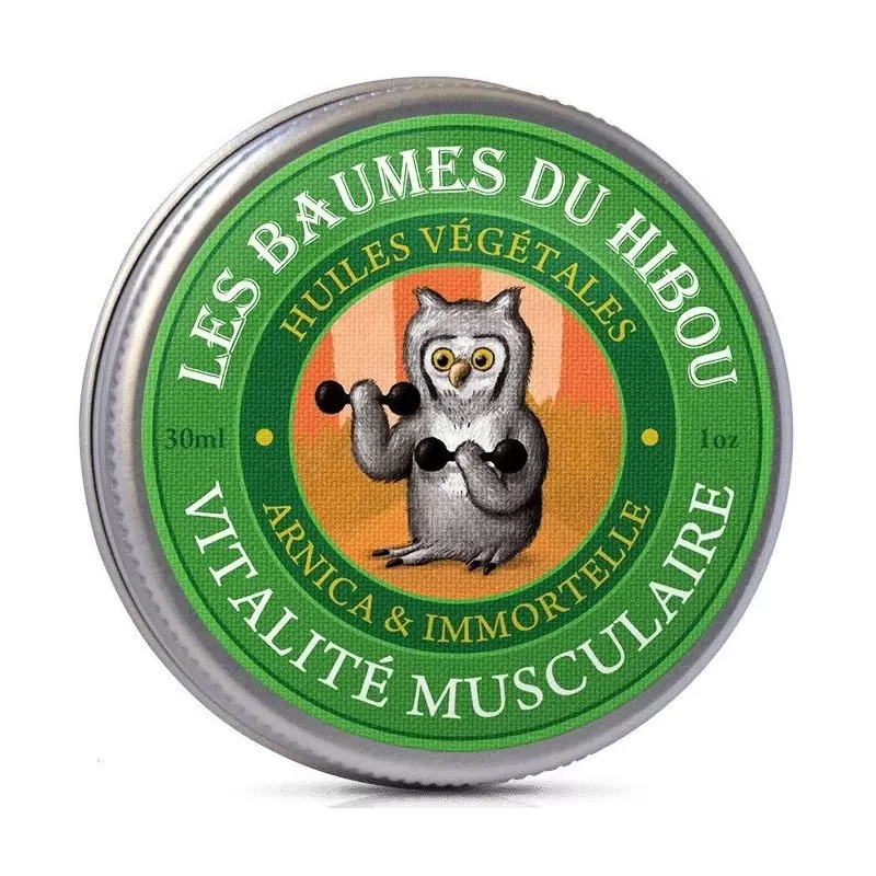 Baume du Hibou - Vitalité Musculaire - Les baumes du Hibou