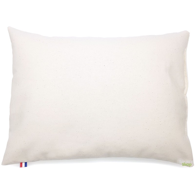 Oreiller millet et coton BIO - Artisanal & Français