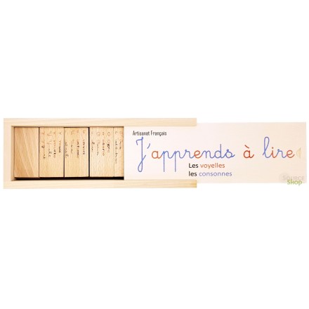 Domino "J'apprends à lire" en Tilleul & Hêtre du Jura