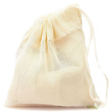 Lot de 5 sachets à thé réutilisables en coton BIO - Les Petites Confections