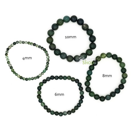 Bracelet Agate Mousse - Qualité A